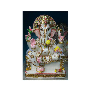 Estatua de Ganesha de mármol, fabricantes - Product Image 1
