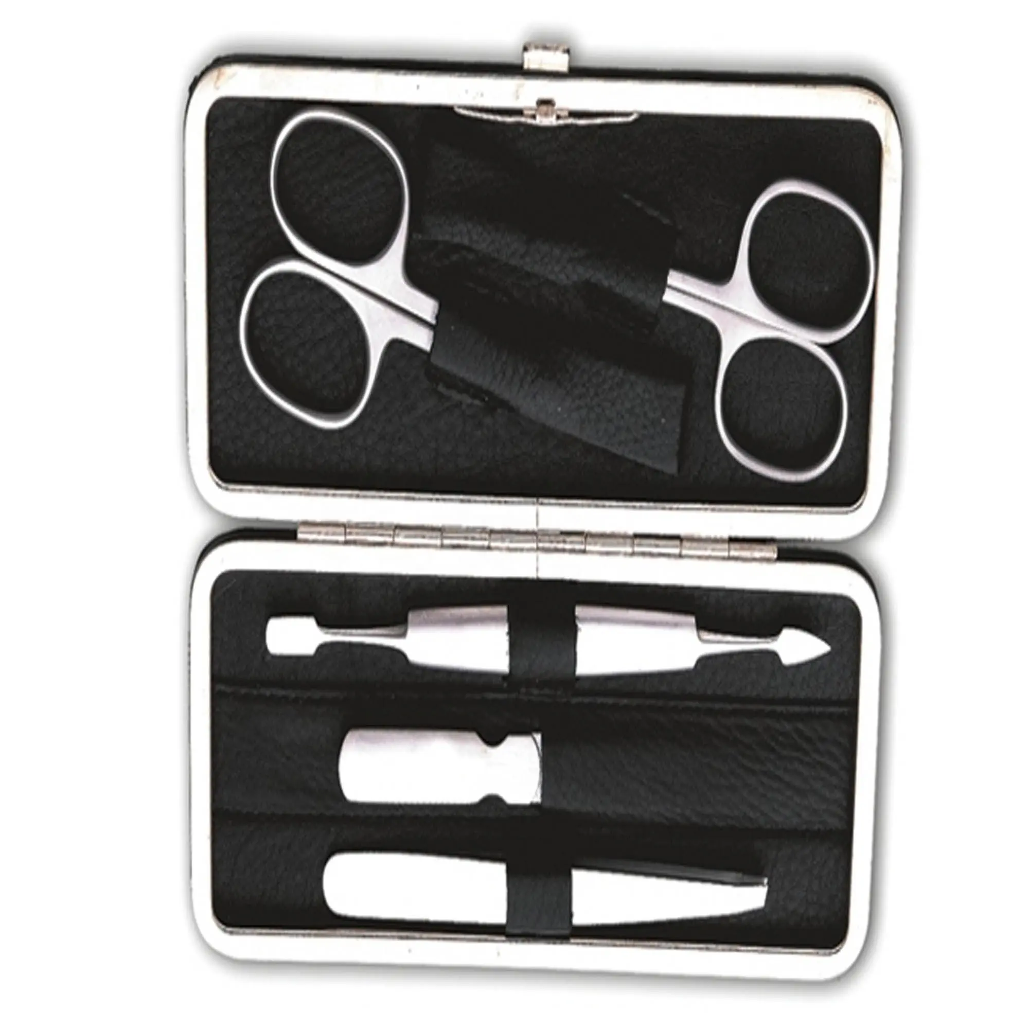 Wholesale Manicure set stock nail clippers eyebrow kit pedicure care tools stainless steel women grooming kit