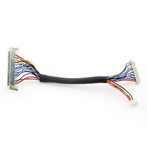 Custom LCD Display Signal <b>Cable</b> <b>Assembly</b> Multi Pin <b>Wire</b> Harness Tinned Copper OEM - Product Image 5