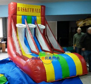 อุปกรณ์เสริมบาสเก็ตบอลสำหรับเด็ก น่าสนใจ น่าตื่นเต้น ยี่ห้อ Balorama ทำจาก PVC แบบเป่าลม ใช้ได้ทั้งเด็กและผู้ใหญ่ รองรับเด็ก 3 คน/ผู้ใหญ่ 2 คน อายุ 2 ปีขึ้นไป - Product Image 2