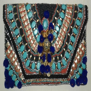 กระเป๋าคลัทช์ตอนเย็นออกแบบลูกปัดกระเป๋าคลัทช์ - Product Image 1