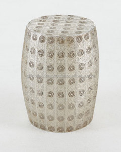 High Quality Decorative <b>Stool</b> Metal Outdoor And Indoor <b>Stool</b> And Side <b>Table</b> at Wholesale price from Exporter - Product Image 1