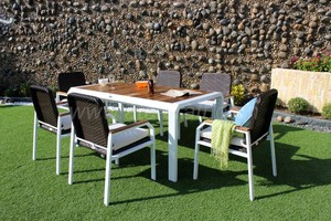 Juego de comedor de ratán para exteriores, muebles de mimbre de PE de Vietnam - Product Image 3