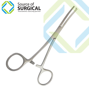 1X2 Dents Acier Inoxydable Kocher Forceps Manuel Instrument Chirurgical - Product Image 2