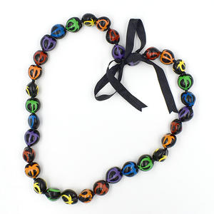 Hawaiian Kukui nu <span class=keywords><strong>Collana</strong></span> <span class=keywords><strong>con</strong></span> Honu <span class=keywords><strong>Tartaruga</strong></span> Multi Pittura di Colore - Product Image 3