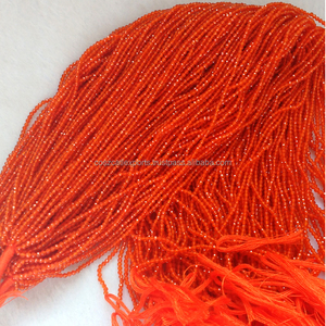 Perles rondes lisses en cornaline naturelle, pierre orange en vrac, certifiées par un tiers pour la fabrication de bijoux - Product Image 3