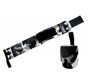 Bandes de poignet unisexes antidérapantes et respirantes avec fermeture à boucle et crochet pour la musculation, la gym et la gymnastique - Matériel en caoutchouc naturel et PVC - Product Image 4