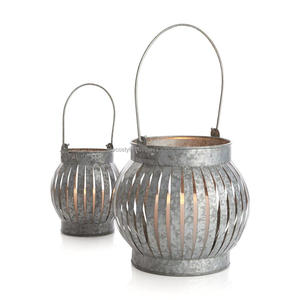 Juego de faroles galvanizados - Product Image 2