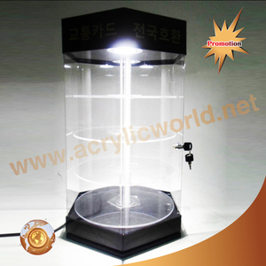 Présentoir de montre en bois acrylique sur mesure, présentoir de montre avec anneaux en C - Product Image 4