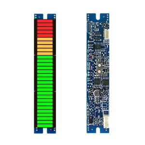 Taidacent 30 Segments Fixed Color LED Display LED Bargranph DB VU Meter Level Sound Pressure Meter UV Audio Level Meter