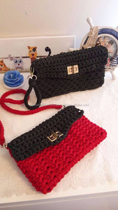 กระเป๋าเสื้อเส้นด้ายถักโครเชต์สูง - Product Image 4