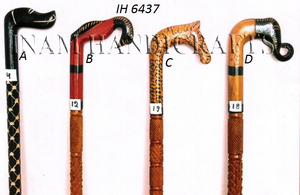 Bastón de madera hecho a mano con mango de madera, diseño bonito y de alta calidad - Product Image 4