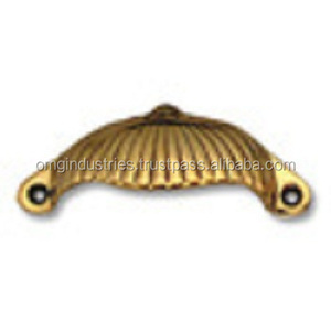 wholesale Solid Brass <b>drawer</b> <b>pull</b> Handle Kitchen Cabinet Hardware puller handle - Product Image 4