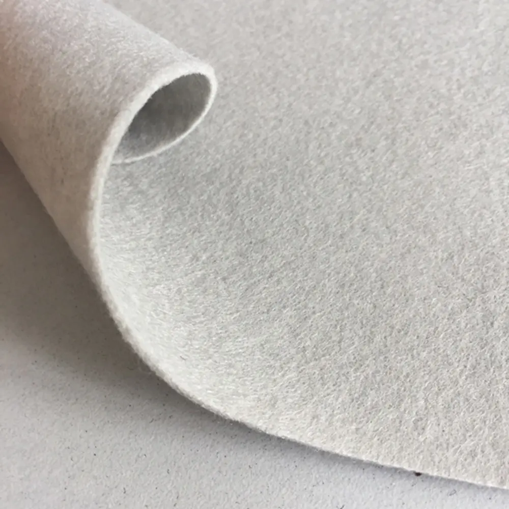 Aguja rollo de tela no tejida 100% reciclado de tela de Fieltro de Poliéster para coche alfombras geo-textiles de Viet Nam
