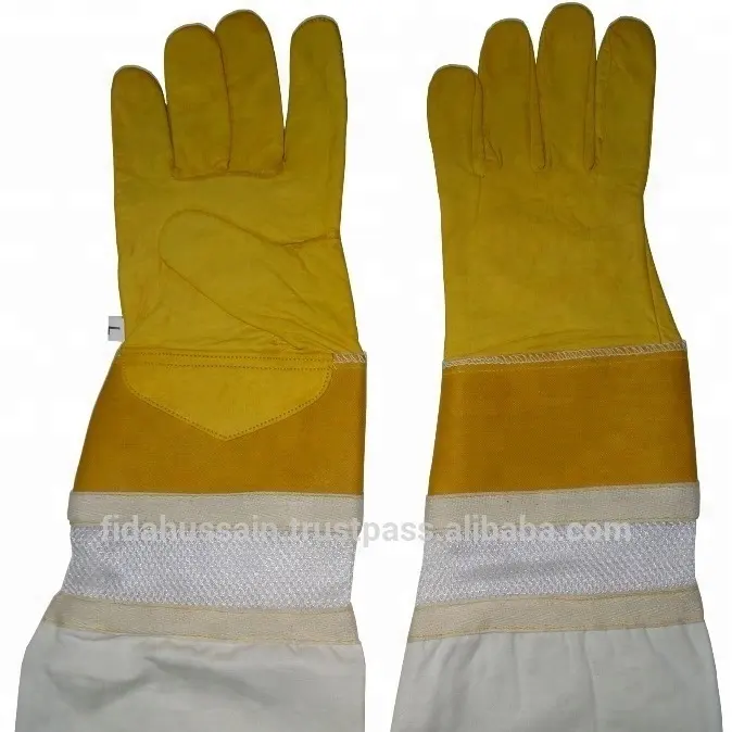 Beste Kwaliteit Bijenteelt Handschoenen In Rundleer Bee Keepers Beschermende Handschoenen Beste Bijenteelt Handschoenen