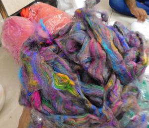 Sari — brassière en soie multicolore, disponible dans les autres couleurs, rose et violet, sur mesure, livraison gratuite - Product Image 2