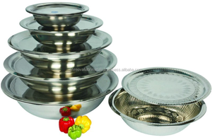 410 bol de lavabo de cuisine en acier inoxydable avec couvercle - Product Image 6