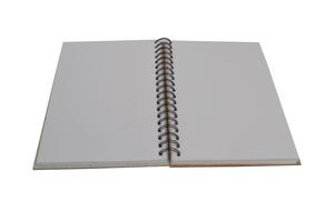 Cuaderno espiral de oficina con cubierta de madera marrón respetuoso con el medio ambiente creativo de trabajo con pentagrama de estrella de nuevo estilo al por mayor con 120 páginas en blanco - Product Image 6