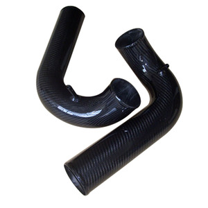 <span class=keywords><strong>Tube</strong></span> d'admission d'air incurvé en fibre de carbone 3K, <span class=keywords><strong>tube</strong></span> pour moto, de haute qualité - Product Image 1