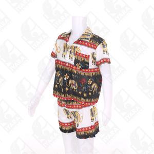 Venta al por mayor elefante imprimir rayón ropa de niño - Product Image 3