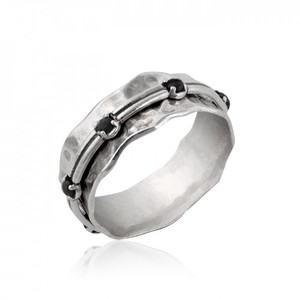 925 sterling silver jewelry plain <b>spinner</b> <b>ring</b> collection wholesale suppliers - Product Image 1