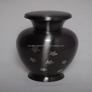 ดาวเงินแกะสลักการออกแบบตะวันตกมนุษย์ผู้ใหญ่งานศพโคมศพในราคาต่ําสไตล์ตะวันตกโคมศพทองเหลืองแข็ง - Product Image 1