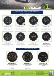Amperímetro Analógico Profesional IGauge de 52 mm para Tablero de Auto con Clasificación IP66, Retroiluminación de Bombilla, Ajuste Universal para Autos y Camiones - Product Image 6