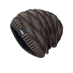 Gorro cálido de punto Unisex para hombre, gorro de cabeza de cobertura de estrella, gorro cálido de invierno para exteriores, gorro de hueso Masculino, Gorros para Hombre - Product Image 5