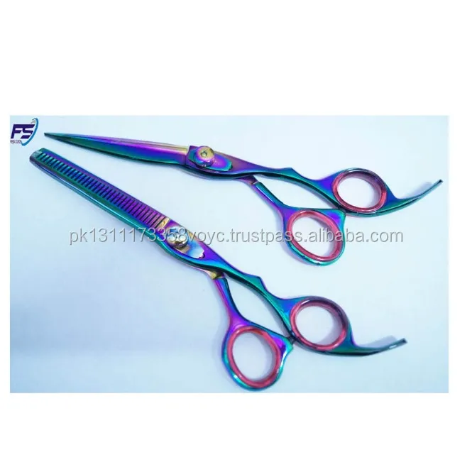 Professional COATED Stainless Steel Hairdressing Scissors for Hair Private Label Sharp Barber Salon Scissors Tools