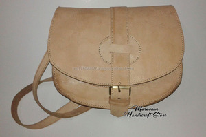 Sac à main bandoulière en cuir - Product Image 6