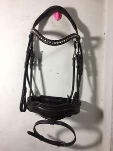 Bridon de cheval de haute qualité fabriqué en cuir DD de première qualité, équipement d'équitation professionnel - Product Image 2
