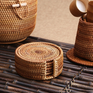 Juego de Posavasos de Mimbre de Ratán para Venta al por Mayor con Alta Calidad - Product Image 3