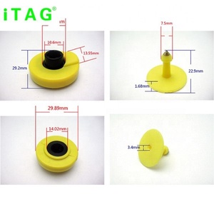 Tag RFID per Pecore Impermeabile, Etichetta Auricolare in TPU per Animali, Chip RFID in Plastica OEM per Bestiame, Portata 1-10m - Product Image 3