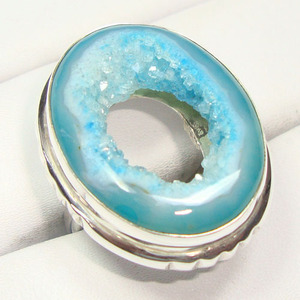 แหวนพลอยสีแดงขาวเงินดรูซี่เครื่องประดับ925เงินอัญมณี925รุ่น Vermeil ใหม่แหวนเงินสเตอริงยอดนิยม - Product Image 5