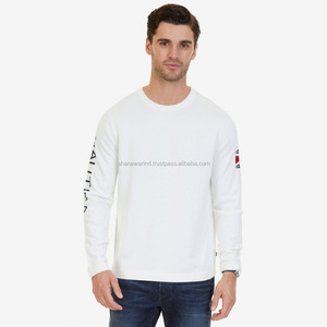 Camiseta de gimnasio de poliéster de gran tamaño con estampado personalizado para hombre Sudadera con capucha de talla grande y sudadera para uso deportivo - Product Image 3