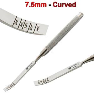 4 Uds. De cinceles dentales para dividir huesos de acero inoxidable, instrumentos quirúrgicos rectos y curvos para limpiar y rellenar dientes - Product Image 6