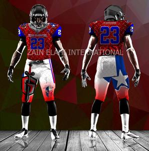 Uniforme de Fútbol Americano Transpirable con Diseño Personalizado por Sublimación 3D para Adultos, Tallas Grandes - Precio al por Mayor - Product Image 4