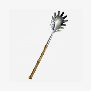 Ensemble de couverts de table à tige en laiton-Cuillère de service à long manche et fourchette Serveur à pâtes Commande minimum 100 pièces - Product Image 1