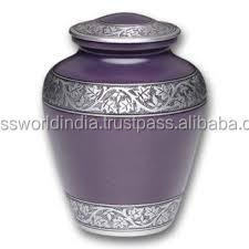 โกศเผาศพสำหรับผู้ใหญ่สไตล์อเมริกันจาก brassworld อินเดียอุปกรณ์งานศพ - Product Image 2