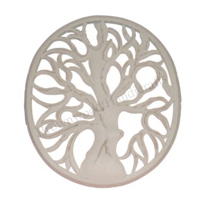 Panel de pared ovalado MDF tallado a mano con diseño personalizado para decoración del hogar y la Oficina a precio de fábrica al por mayor - Product Image 1