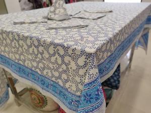 Ensemble de tapis de salle à manger de cuisine florale imprimée en bloc tissé ensemble de serviettes de Table 100% coton pour un usage domestique - Product Image 3