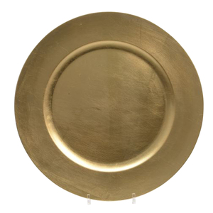 Assiette écologique or mat décor de cuisine urbaine sous l'assiette - Product Image 1