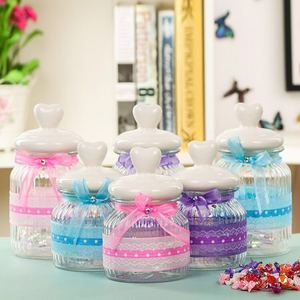 Venta directa de fábrica Frasco de vidrio con tapa - Product Image 1