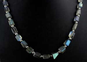 20 pièces de pépites de pierres précieuses en Labradorite naturelle en forme de collier bleu véritable, fabrication de bijoux, belles perles - Product Image 5