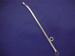 Cathéters en métal 15cm Trou à deux côtés Instruments de qualité supérieure Meilleurs fournisseurs Mahersi - Product Image 5