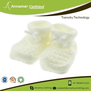 Bottes de bébé en coton biologique, chaussons pour nouveau-né, fille, doux, en coton biologique - Product Image 6