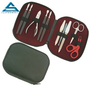 OEM disponible 10 pièces professionnel personnalisé meilleurs produits de pédicure ensemble en acier inoxydable manucure outil kit pour les cadeaux - Product Image 1