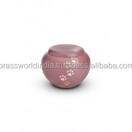 Urnas funerarias de bronce para mascotas, suministros funerarios de India para cenizas de perros, Brassworld - Product Image 4