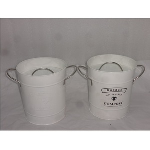 Decorative High Quality Metal Powder Tin Canister Container Boxes Set of 4 - Product Image 6