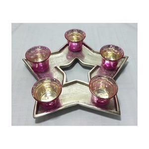 Best Selling Modern Metal Votive Candle <b>Holder</b> for Home Decoration Includes <b>Tealight</b> <b>Holder</b> & Candle Jars - Product Image 3